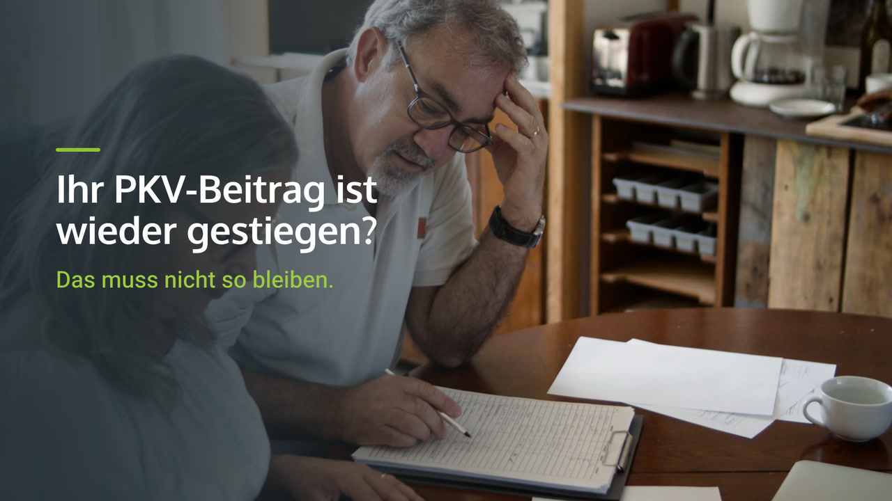 Vorschaubild des Erklärvideos: So läuft die Optimierung Ihrer privaten Krankenversicherung
